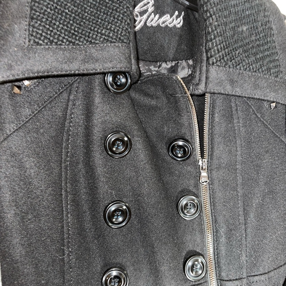 Guess Wool Blend Pea Coat. Size SP GUC - Picture 10 of 10